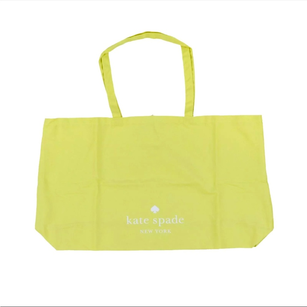Kate Spade Canvas Large Shopper Tote Bag in Yellow